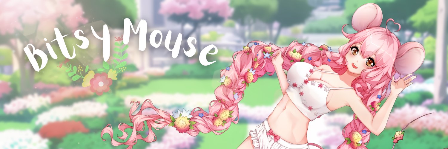 Bitsy 🐭🌸 Mouse Vtuber's banner