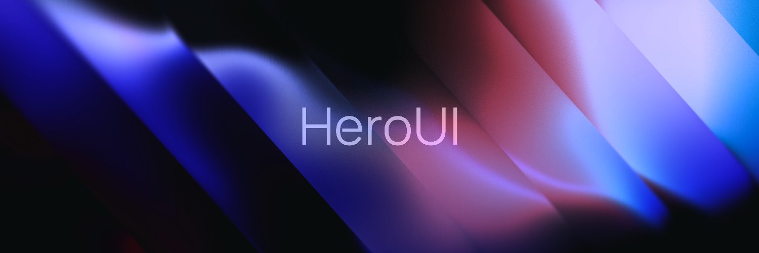 HeroUI's banner