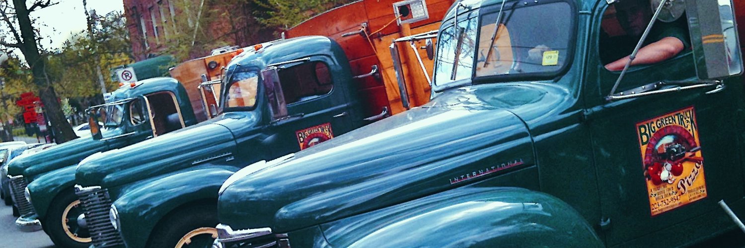 Big Green Truck Pizza banner