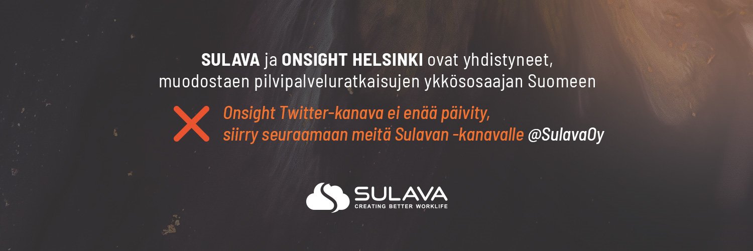 OnsightHelsinki's profile banner image