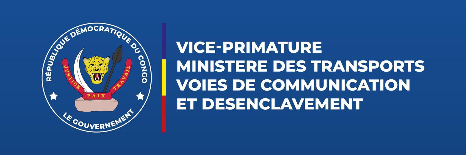 Ministère des Transports RDC's banner