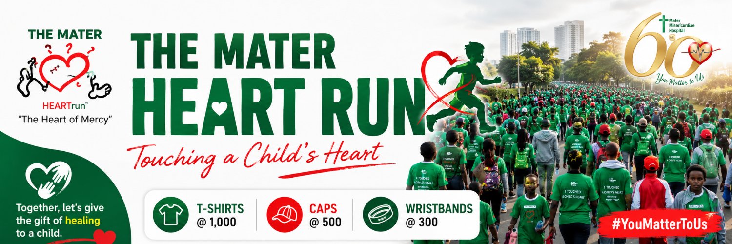 The Mater Heart Run banner