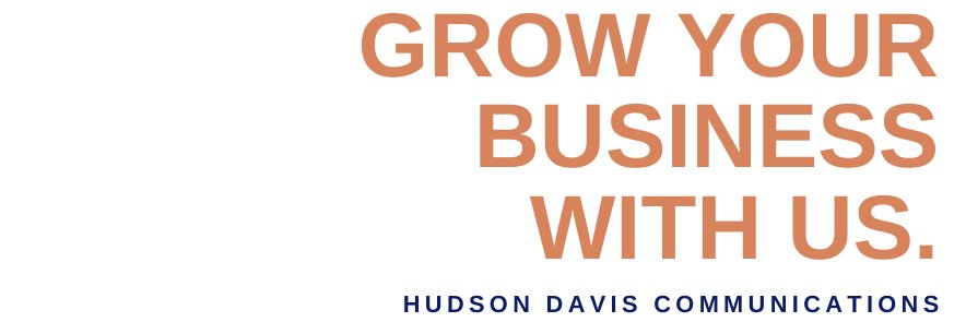 Hudson Davis Communications banner