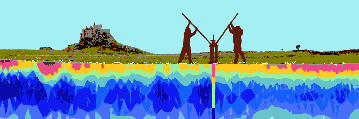 Lindisfarne Landscapes ᴬʳᶜʰᵃᵉᵒˡᵒᵍʸ banner