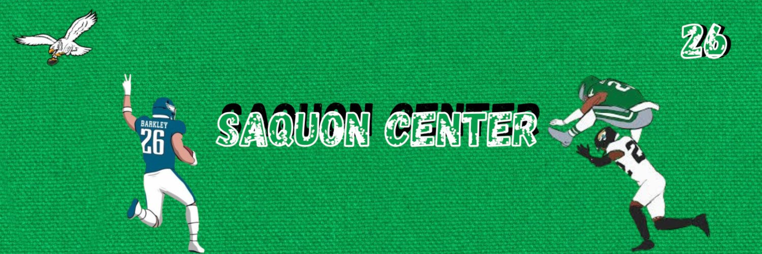 Saquon Center's banner