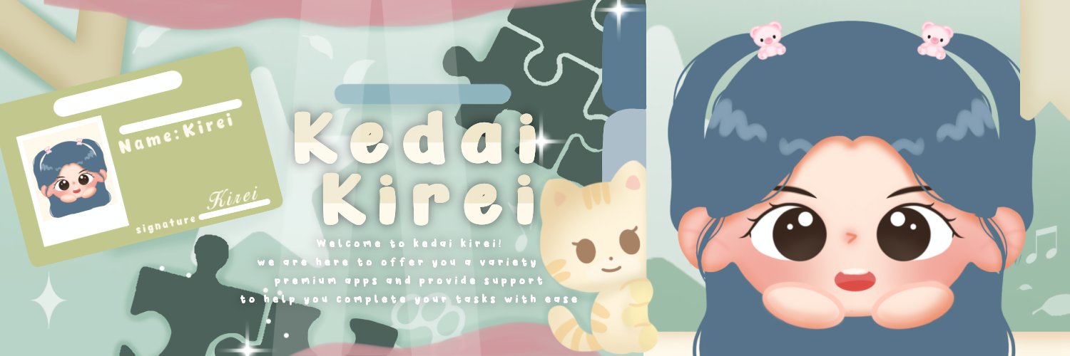 ᰔ Kedai Kirei maju trs banner