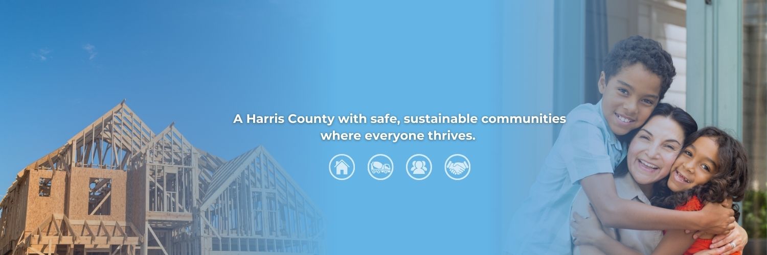 Harris County Housing & Community Development's banner