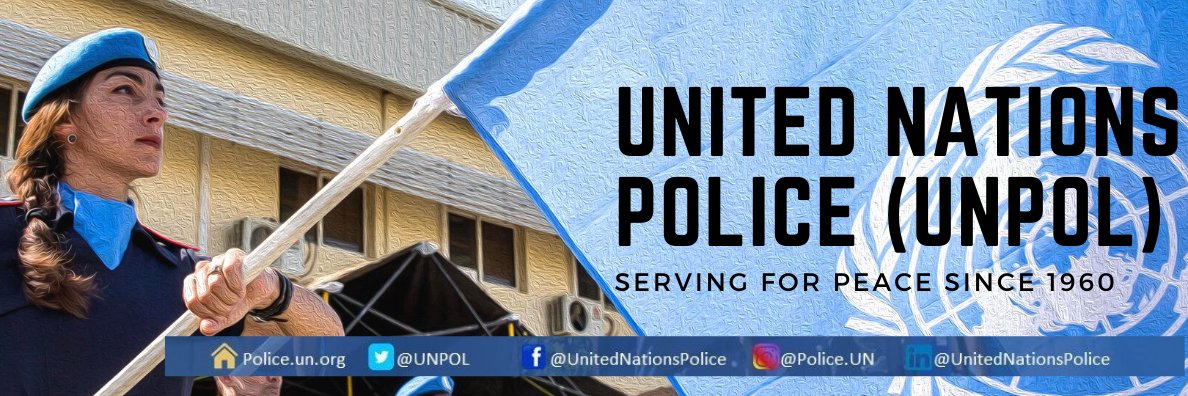 United Nations Police banner