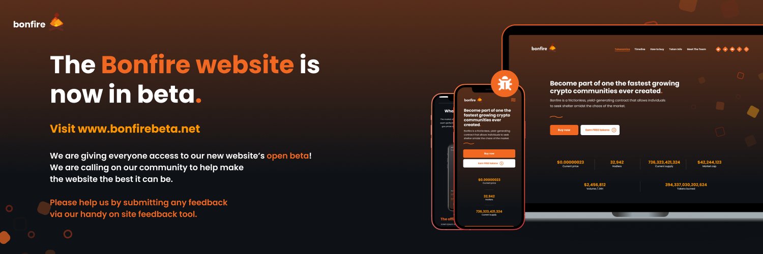 Bonfire 🇨🇳 - Presale is LIVE! banner