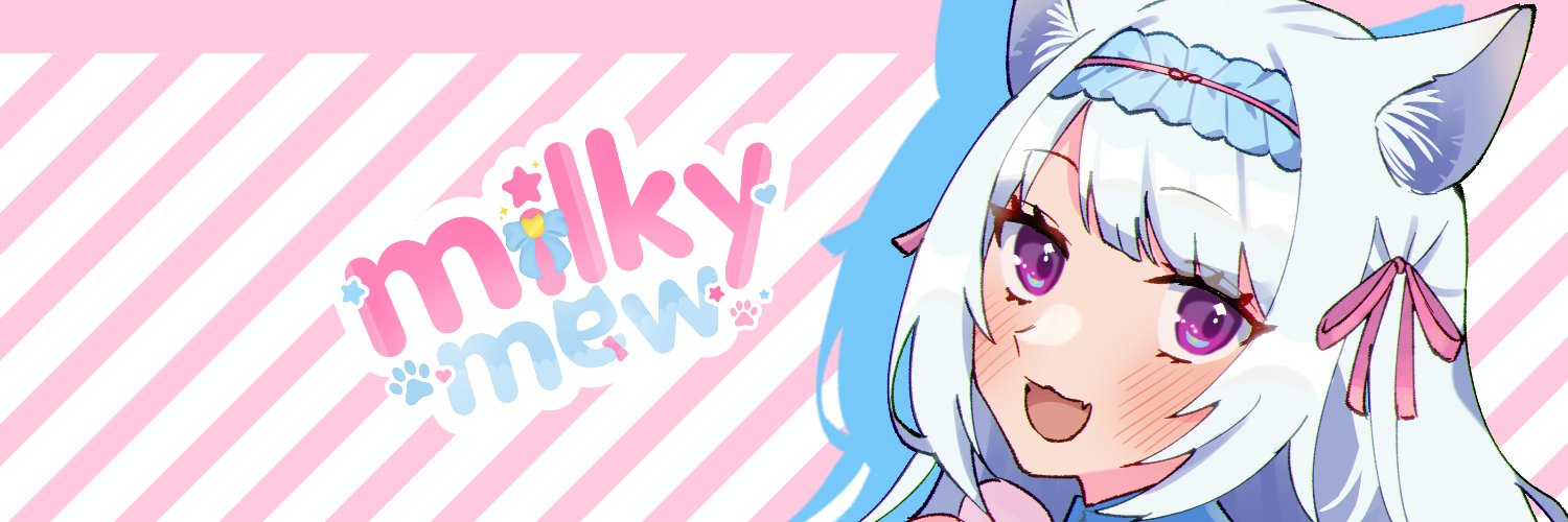 Milky Mew 🥛🎀 VTuber's banner