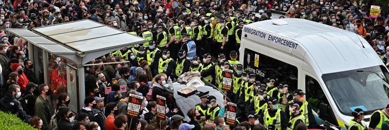 Hackney Anti-Raids banner