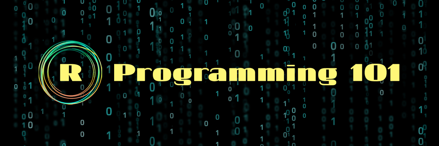 R Programming 101 banner
