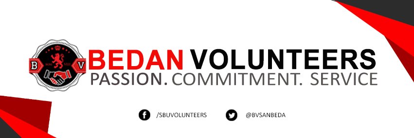 Bedan Volunteers banner