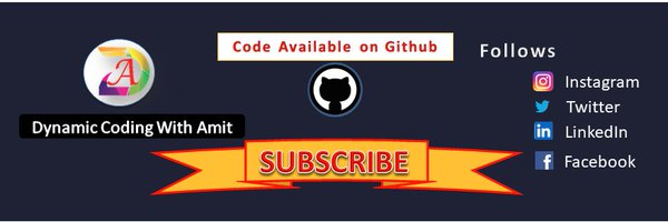 CodingAmit Profile Banner