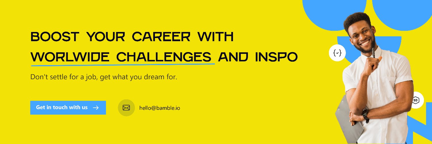 Bamble banner