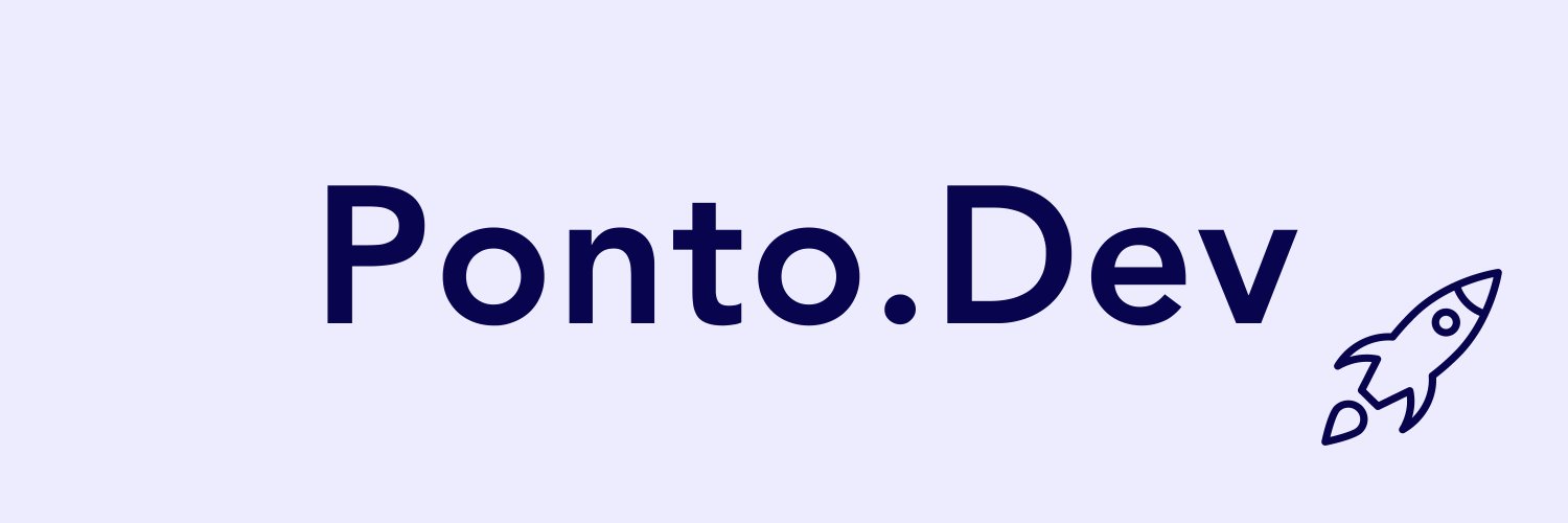 Ponto.Dev banner