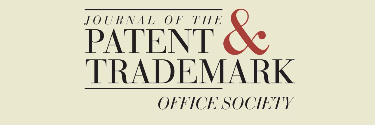 Journal of the Patent & Trademark Office Society banner