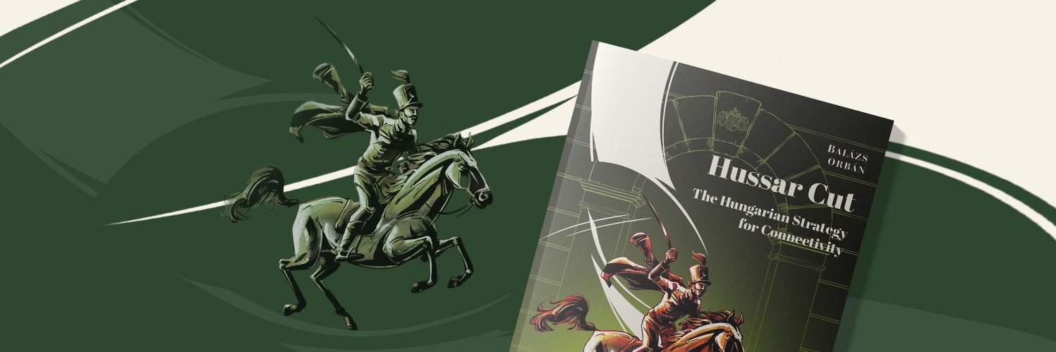 Balázs Orbán's banner