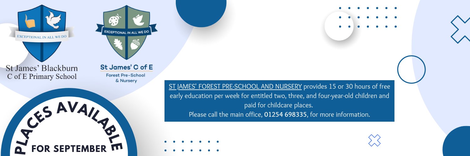 St James' C of E Primary School, Blackburn banner
