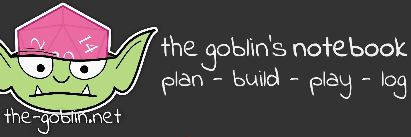 The Goblin's Notebook's banner