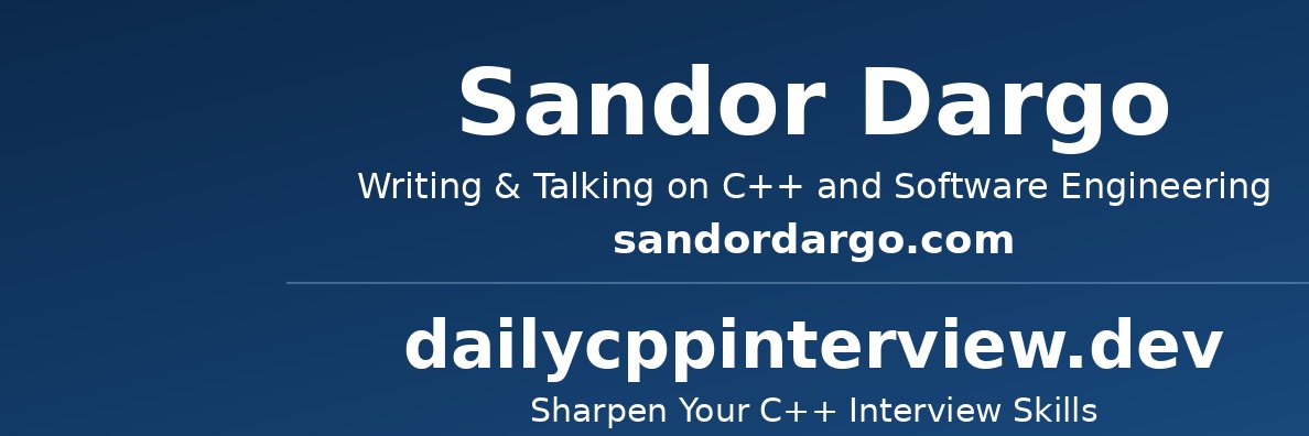 Sandor Dargo banner