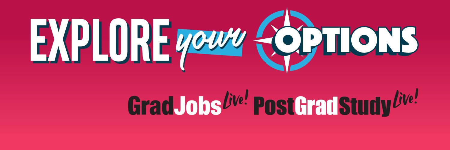GradJobs Live! | PostGrad Study Live! banner