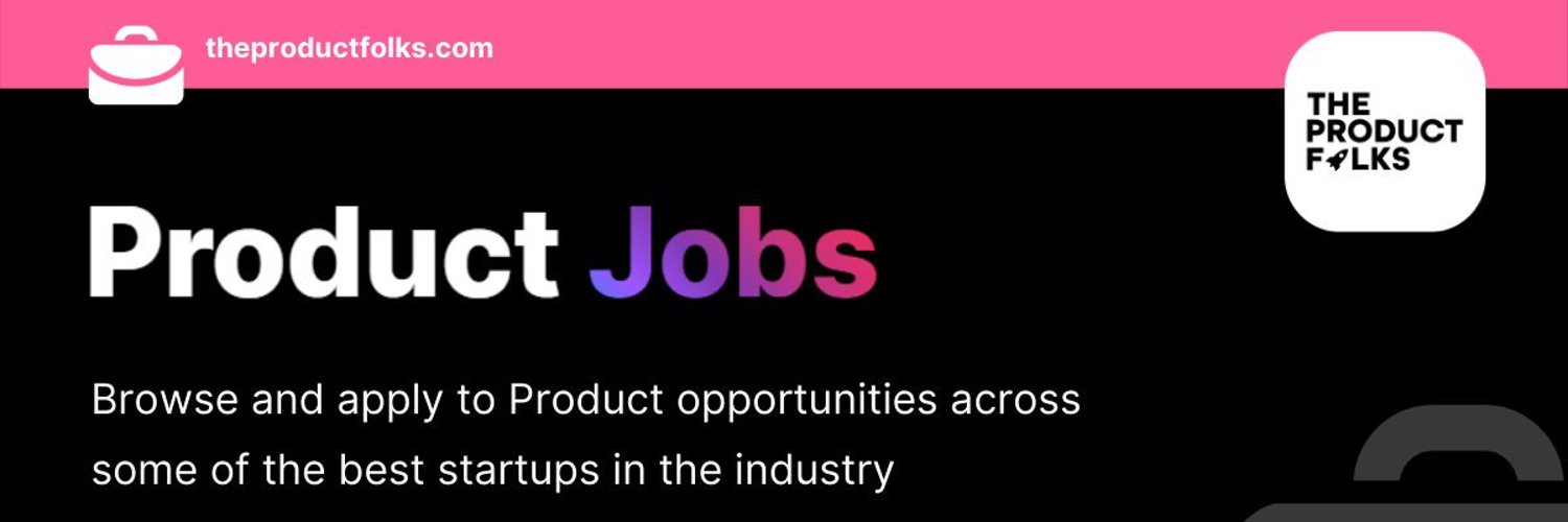 Product Jobs & Events Profile Banner