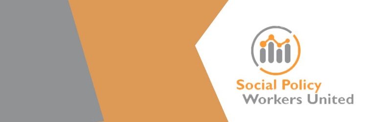 Social Policy Workers United, Union of MDRC Staff banner