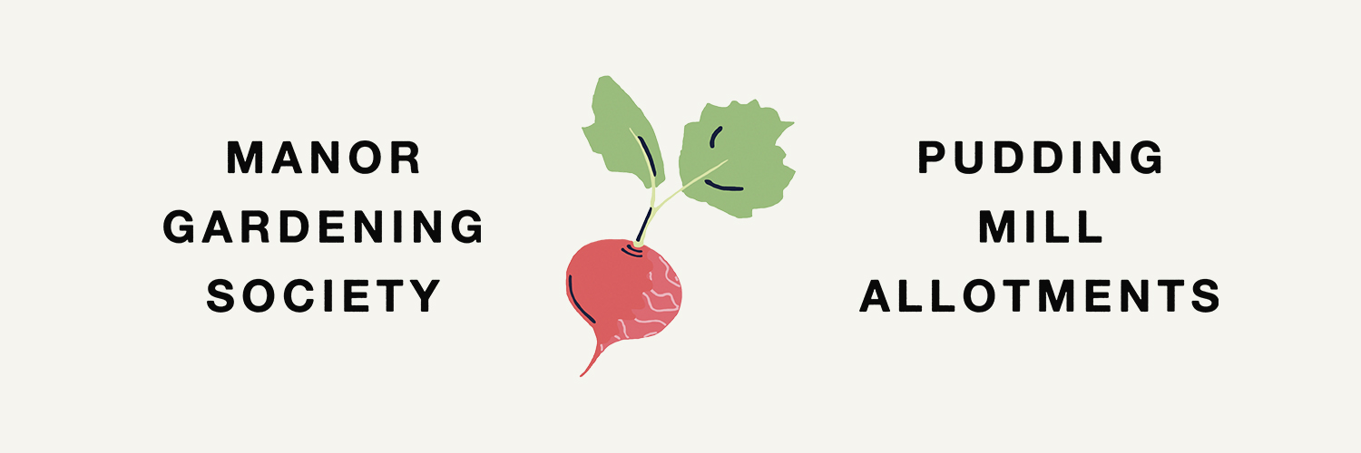 Manor Gardening Society @ Pudding Mill Allotments banner