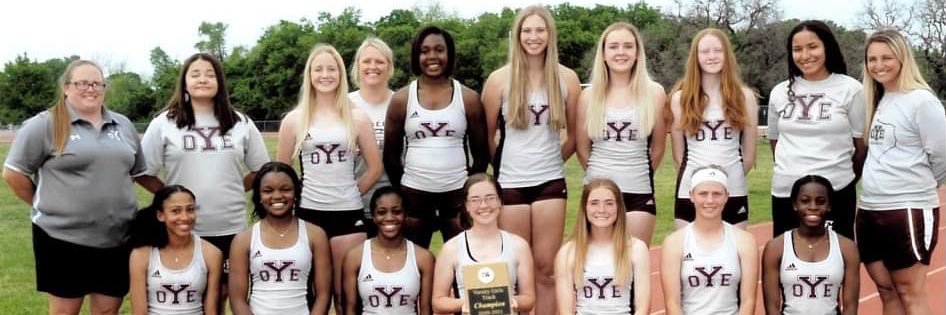 Lady Yoe Track and Field banner
