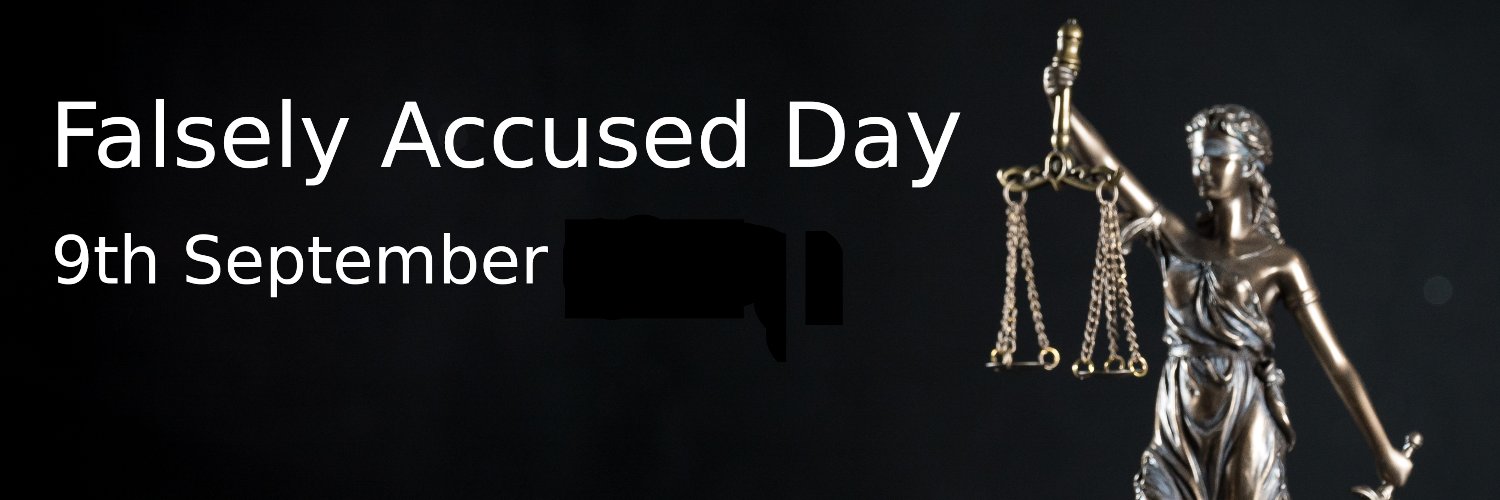 Falsely Accused Day Profile Banner