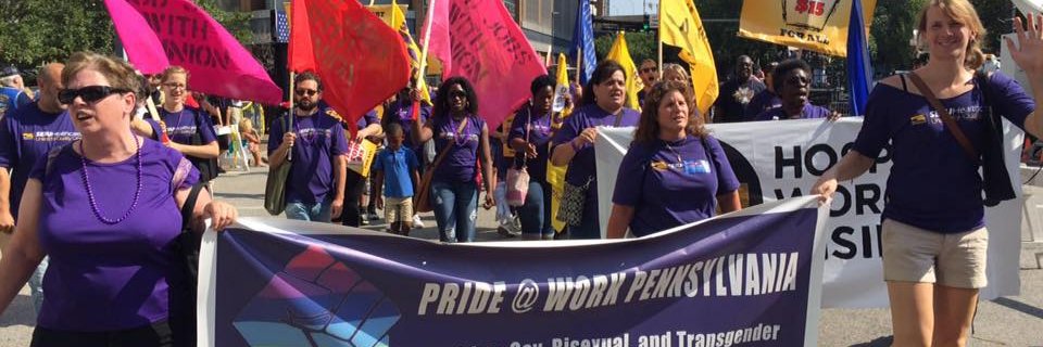 Pride at Work Pennsylvania banner