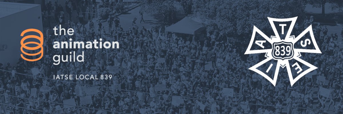 Animation Guild Writers banner