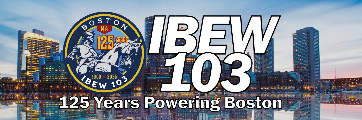 Local 103 IBEW banner