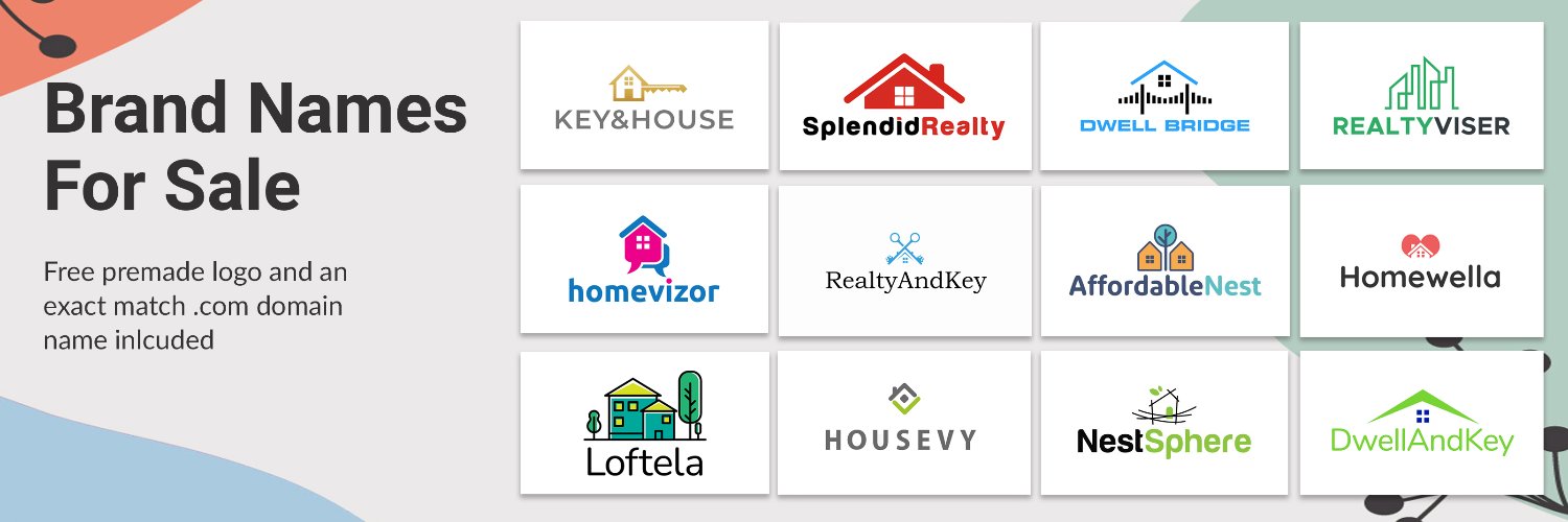 Real Estate Brand Names For Sale banner
