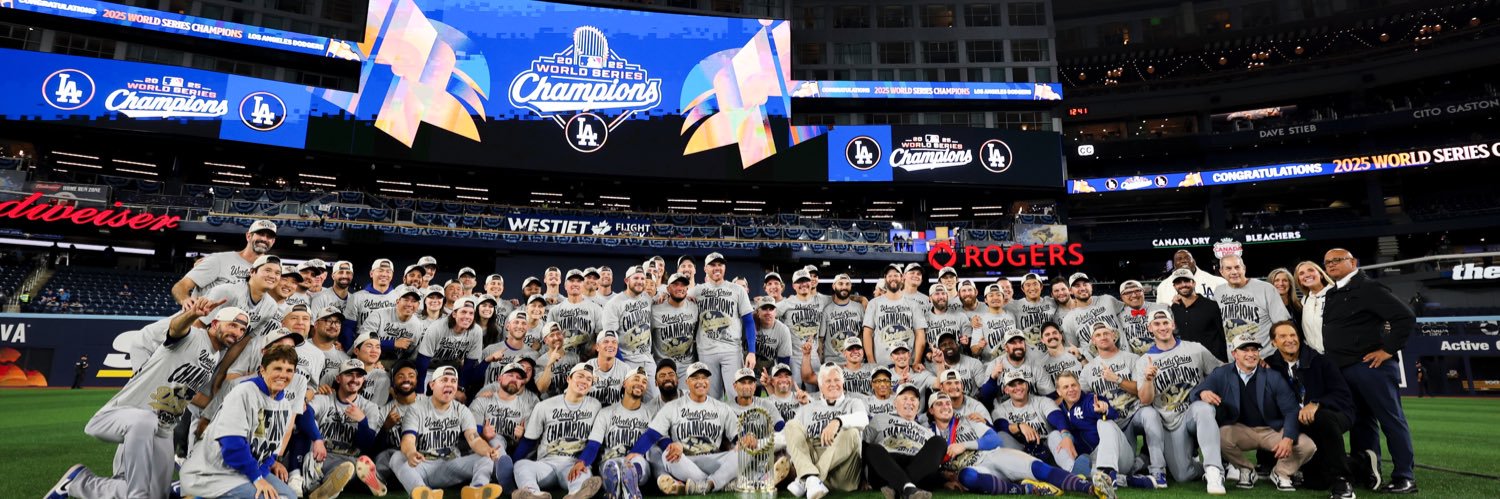 Abstract Dodger Fan ‎⍟ banner