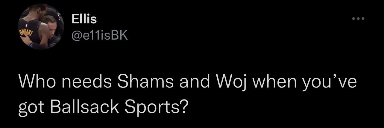 Ballsack Sports's banner