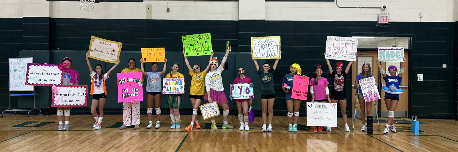 Lady Raiders Volleyball banner