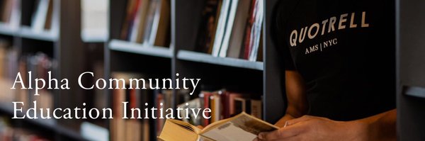 Alpha Community Education Initiative Profile Banner