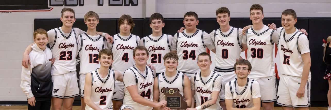 Clopton Hawks Mens Basketball banner