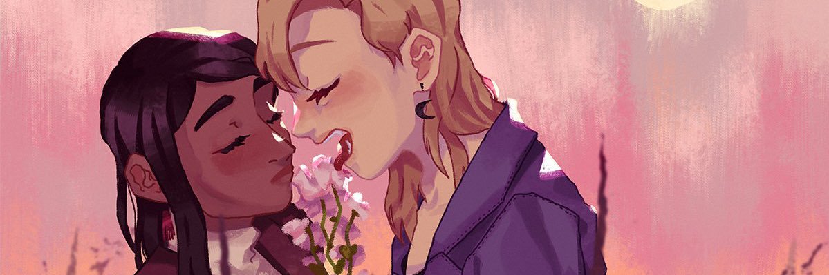 tempu 👩‍❤️‍💋‍👩🌈 she was delighted to see you banner