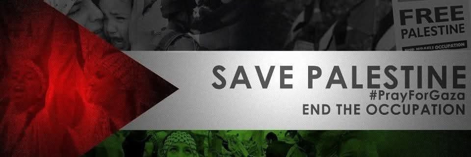 FREE PALESTINE banner