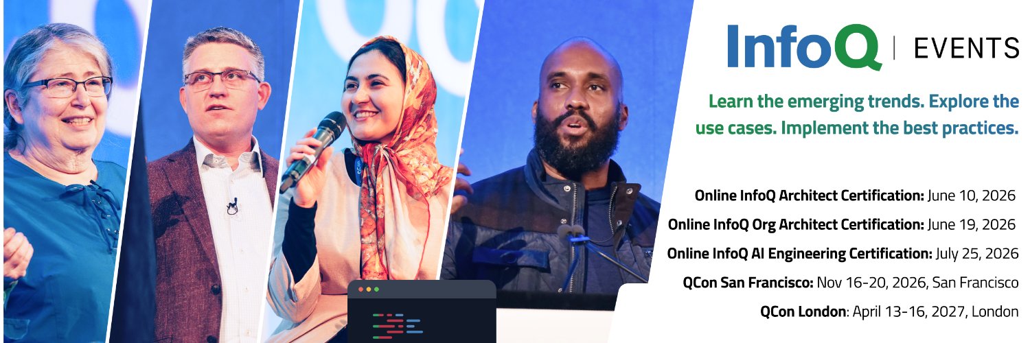 InfoQ's profile banner image