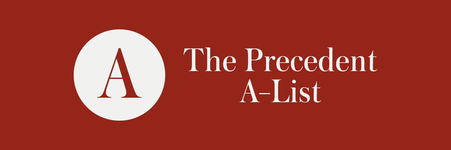 The Precedent A-List banner