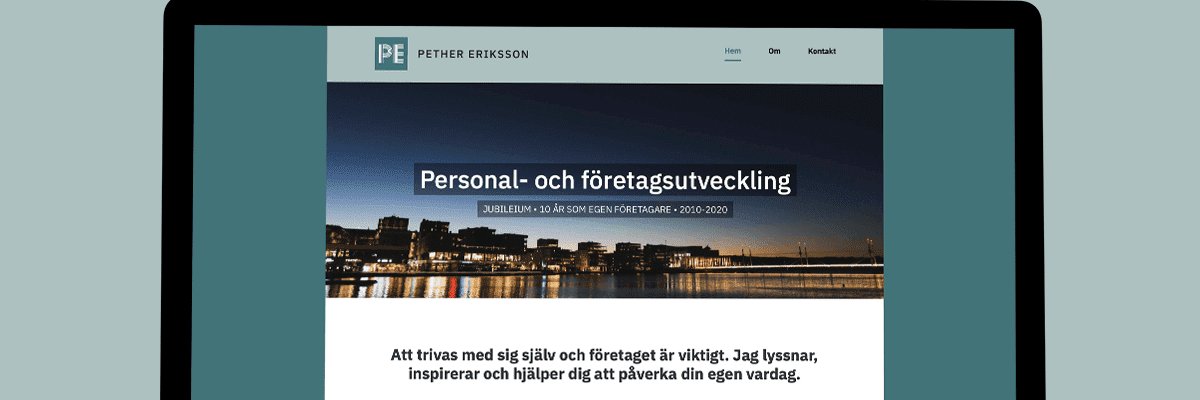 Pether Eriksson banner