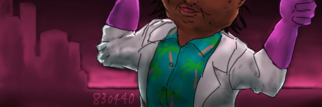 ハザマシジマ Hazama banner