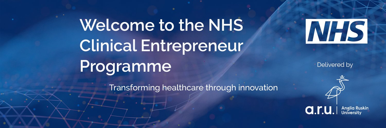 NHS Clinical Entrepreneur Programme's banner