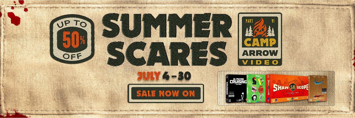 Arrow Video's banner