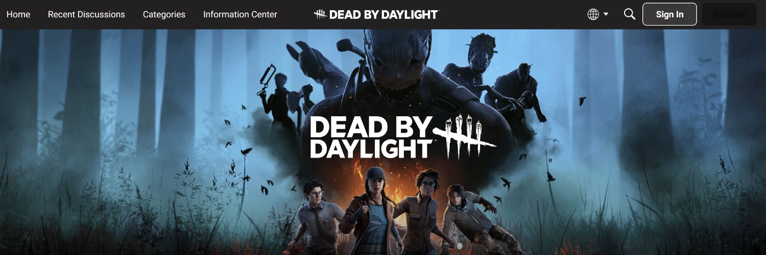 DBD Forums Struggles (also on 🟦☁️) banner