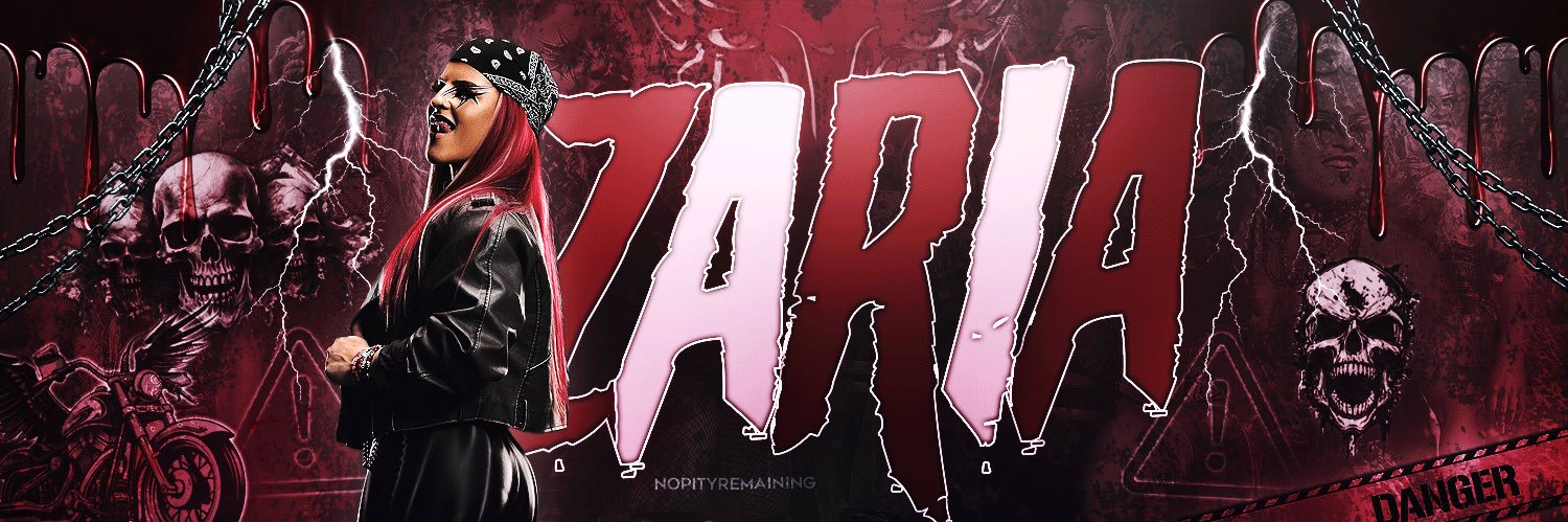 Feeding on your fear. 𖢛 NOT @ZariaWWE_. banner